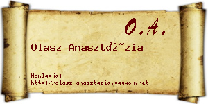 Olasz Anasztázia névjegykártya